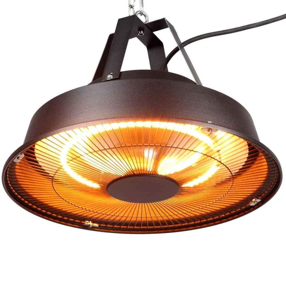 Terassilämmitin kattoon 1500W, musta*Fornorth New