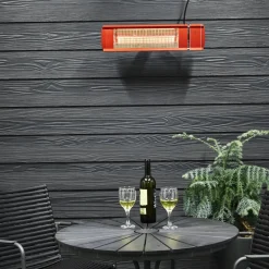 Terassilämmitin Eco High-line 660-2000W kaukosäädin punainen*HEAT1