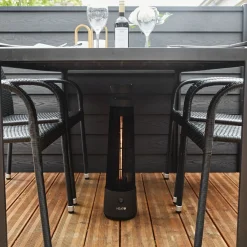 Terassilämmitin Eco High-line Cone pöydän alle 1200W musta*HEAT1 Discount
