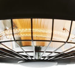 Terassilämmitin ripustettava 600/1200/1800W kaukosäädin musta*Hortus Clearance