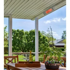 Terassilämmitin seinäasennus 1500 W GT teräs*Hortus Best