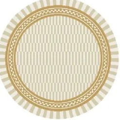Terassimatto Rory, Ø120cm, keltainen*Hillerstorp Discount
