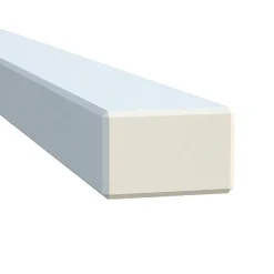 Terassin aitatolppa 45x70x1200 mm valkoinen 5 kpl/pkt*Palmako Clearance