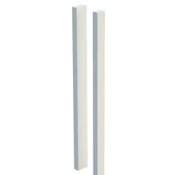 Terassin aitatolppa 45x70x1200 mm valkoinen 5 kpl/pkt*Palmako Clearance