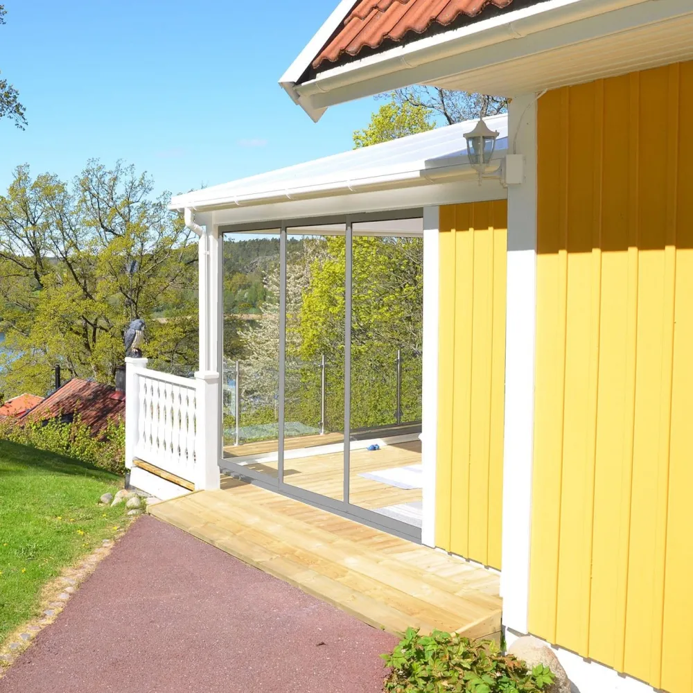 Outlet Terassin liukuovi Stadig kesäkausi 3 osaa eri kokoja ja värejä Terassilasit