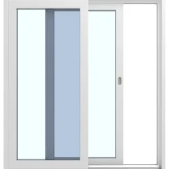 Terassin liukuovi Superior SU3K PVC 2-osainen 3-lasinen mittatilausovi*Seicom Hot
