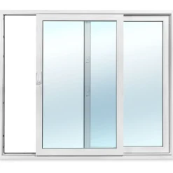 Terassin liukuovi Superior SU3K PVC 2-osainen 3-lasinen mittatilausovi*Seicom Hot