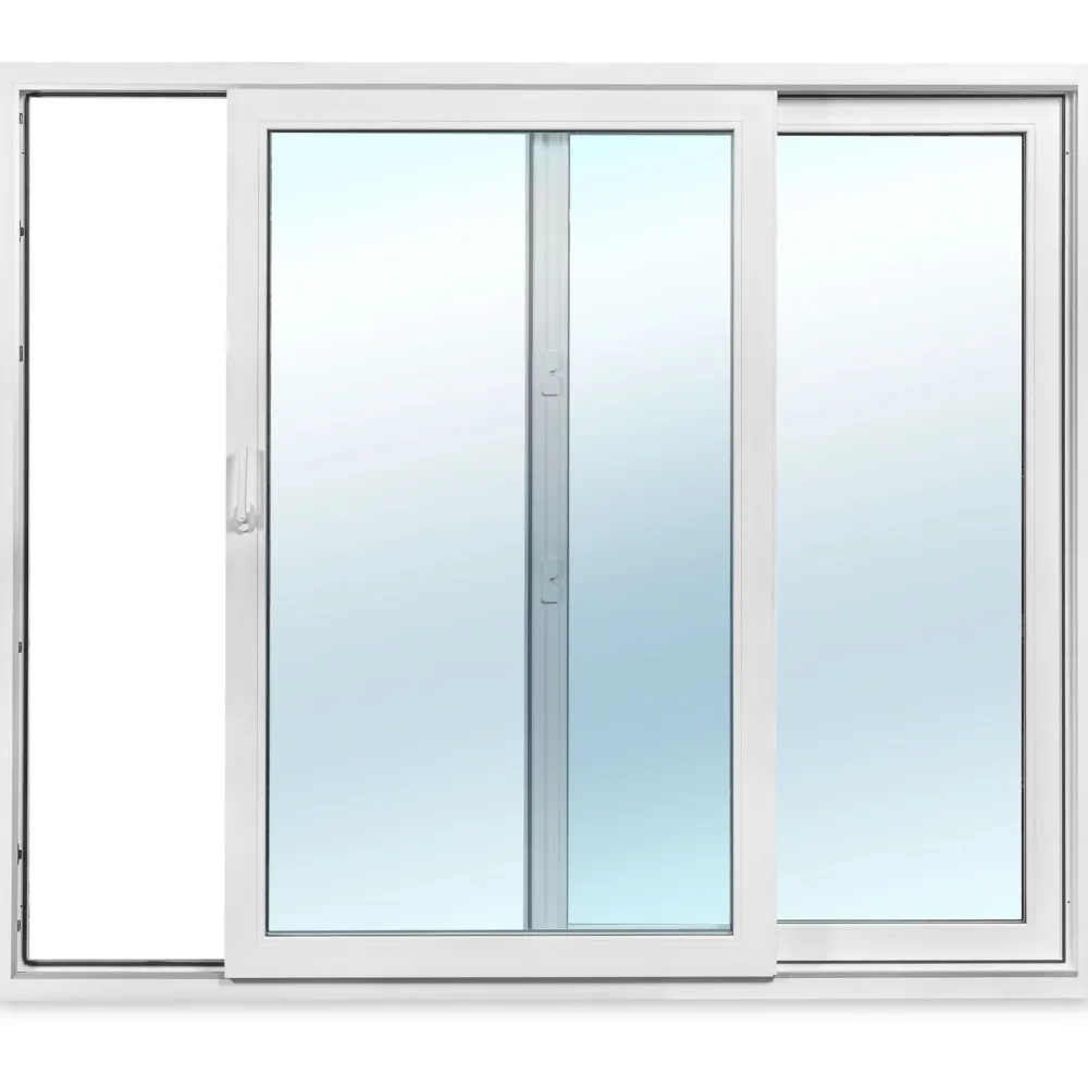 Terassin liukuovi Superior SU3K PVC 2-osainen 3-lasinen mittatilausovi*Seicom Hot