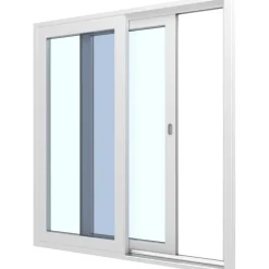 Terassin liukuovi Superior SU3K PVC 2-osainen 3-lasinen mittatilausovi*Seicom Hot