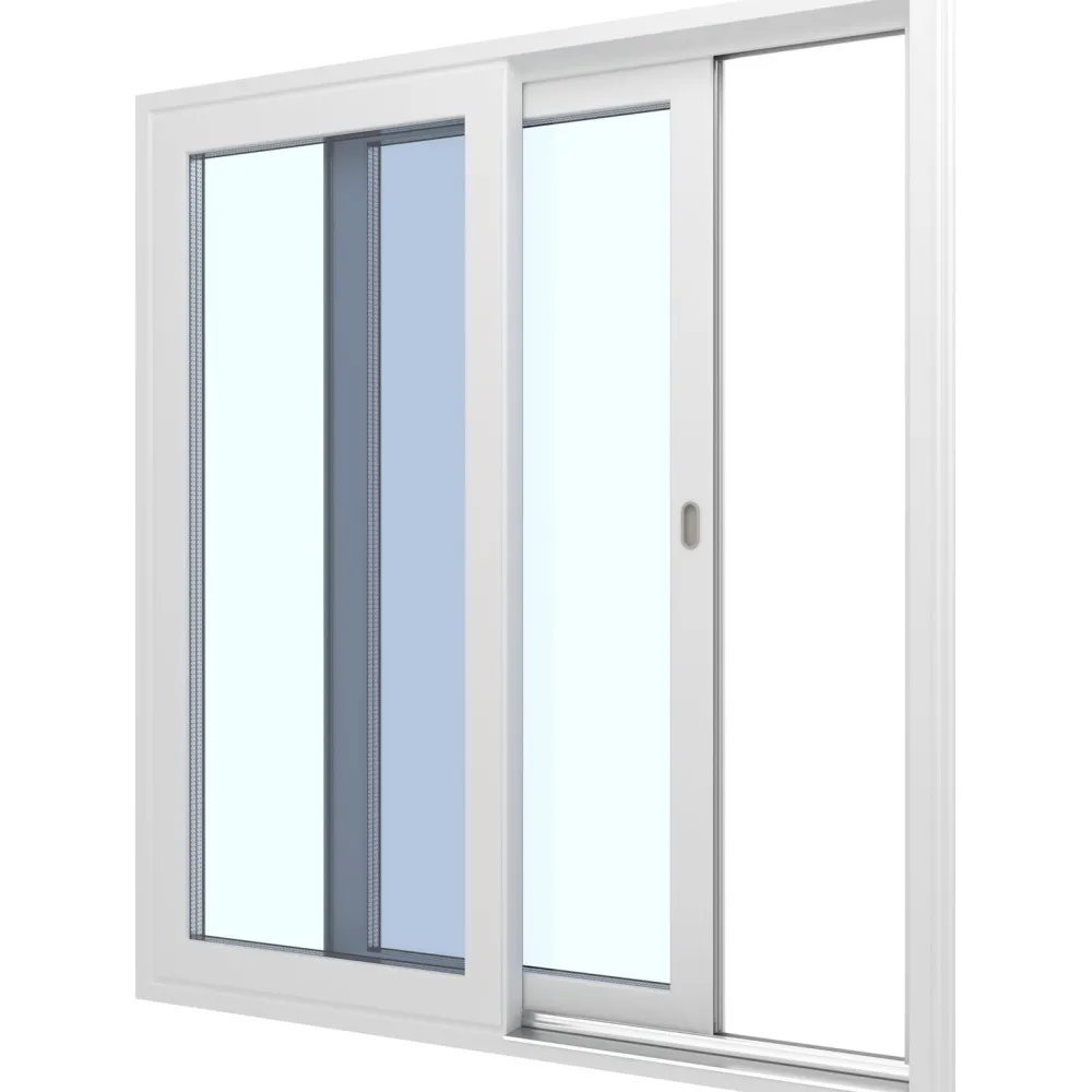 Terassin liukuovi Superior SU3K PVC 2-osainen 3-lasinen mittatilausovi*Seicom Hot