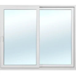 Terassin liukuovi Superior SU3K PVC 2-osainen 3-lasinen mittatilausovi*Seicom Hot