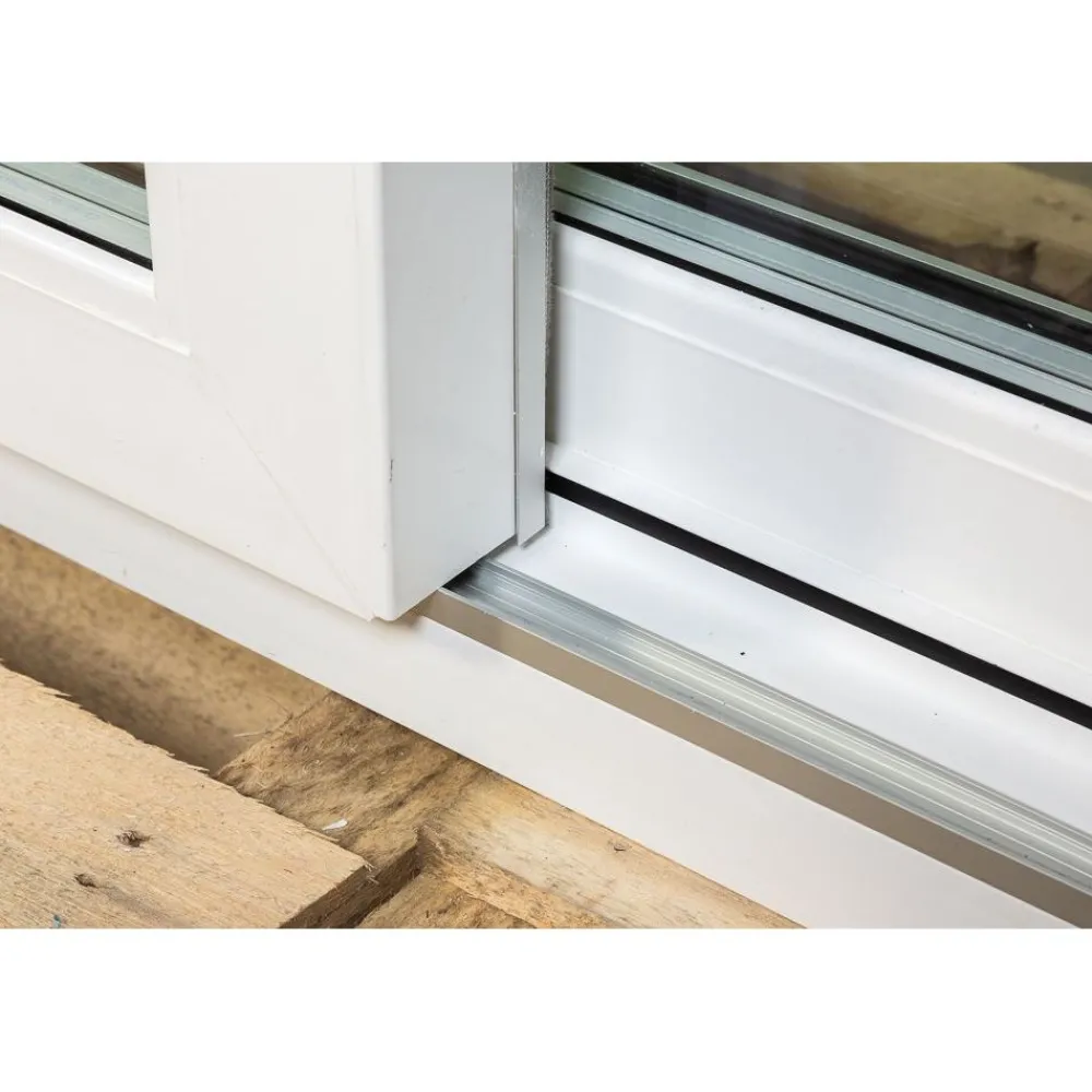 Terassin liukuovi Superior SU3K PVC 2-osainen 3-lasinen mittatilausovi*Seicom Hot
