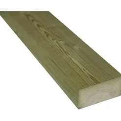 New Terassin runkopuu 48x98x4200mm, kestopuu, A, vihreä Terassilaudat|Puutavara