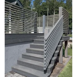 New Terassin runkopuu 48x98x2395mm, kestopuu, A, vihreä Terassilaudat|Puutavara