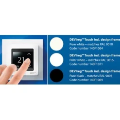 Best Termostaatti reg Touch valkoinen Lattialämmitystermostaatit|Älytermostaatit