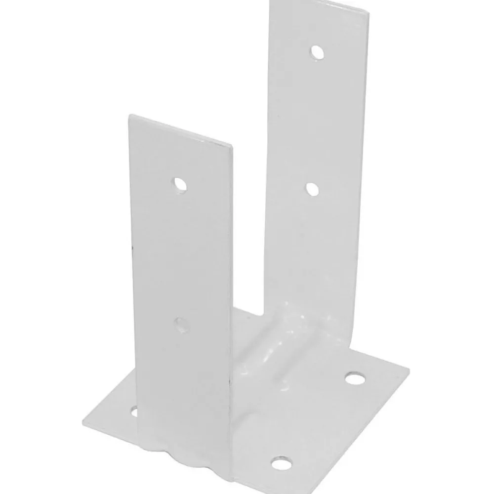 New Tolpanjalka terassikaiteelle 95x95x150mm valkoinen Aitatolpan Jalat