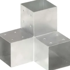 Tolppaliitin Y-muoto galvanoitu metalli 101x101mm*FinePRICE Outlet