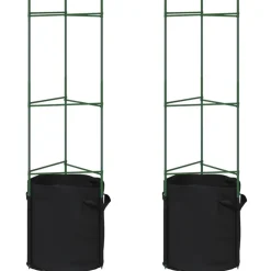 Tomaattihäkki, 116 cm teräs ja PP, eri määrillä ja malleja (38130)*FinePRICE Sale