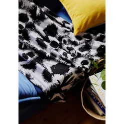 Torkkupeitto Pesue, 125x150cm, mustavalkoinen*Finlayson Sale