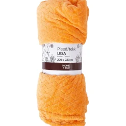 Torkkupeitto LIISA XL 200x230 cm, oranssi*Home4you New