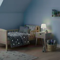 Sale Torkkupeitto NIGHT LIGHT 150x200 cm, dinosaurukset, harmaa Päiväpeitot Ja Huovat