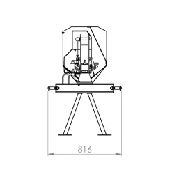 Traktorikäyttöinen klapikone 30-110 cm 7 tonnia*Kellfri Best