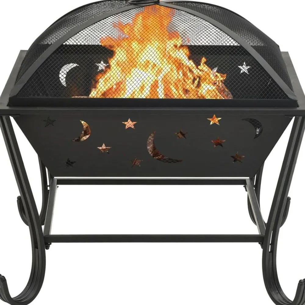Hot Tulimalja 62 cm XXL teräs Pihauunit