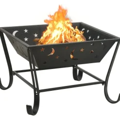 Hot Tulimalja 62 cm XXL teräs Pihauunit
