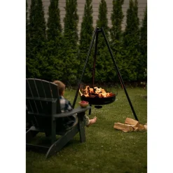 Tulipata Lun 60, Ø60x160cm, musta*Espegard Hot