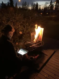 Hot Tulisija Memphis, sisältää grillausritilän, Ø75cm Pihagrillit|Pihatakat