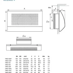 Tuloilmaventtiili TINO 200*Climecon Sale
