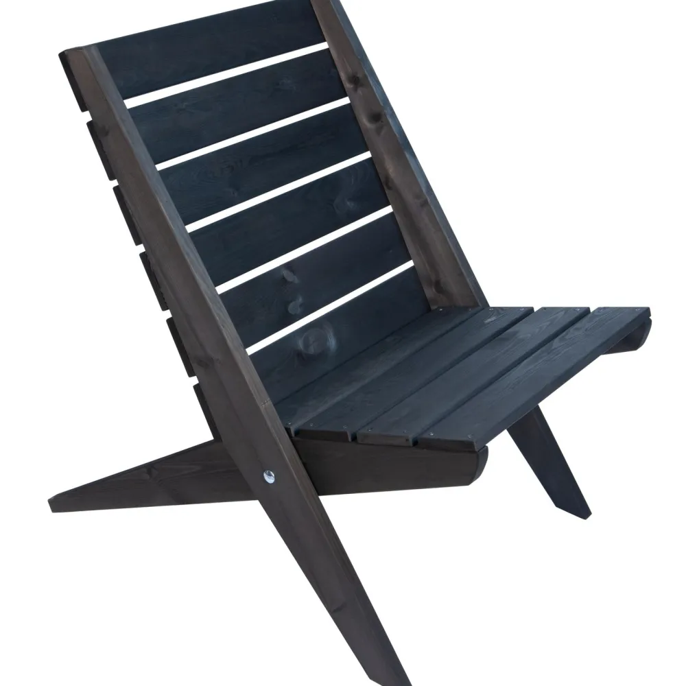 Tuoli Granny mänty musta*EcoFurn Online