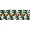Tuolin pehmuste BADEN-BADEN 48x165 cm, tumma kukkakuosi, musta*Home4you Best