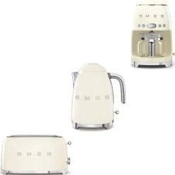 Tuotepaketti - vedenkeitin KLF03 1,7 l, kahvinkeitin ja leivänpaahdin TSF02*Smeg Sale