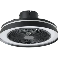 Outlet Tuuletinvalaisin Vallonia RGB/CCT LED Ø48cm kaukosäädin musta Tuuletinvalaisimet