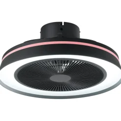 Outlet Tuuletinvalaisin Vallonia RGB/CCT LED Ø48cm kaukosäädin musta Tuuletinvalaisimet