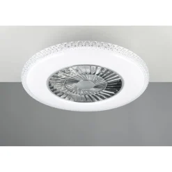 New Tuuletinvalaisin Harstad, Ø60cm, kromi, starlight Tuuletinvalaisimet