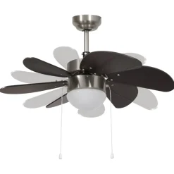 Tuuletinvalaisin valolla 76cm, eri värejä*FinePRICE New