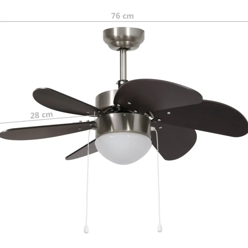 Tuuletinvalaisin valolla 76cm, eri värejä*FinePRICE New