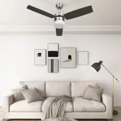 Tuuletinvalaisin valolla ja kaukosäätimella, eri kokoja ja värejä*FinePRICE Clearance