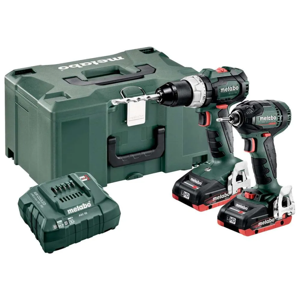 Discount Työkalupaketti Combo Set 2.1.12 18V BL LiHD SB 18 LT BL + SSD 18 LTX 200 BL sisältää 2x4Ah LiHD-akut ja laturin ASC 55 Akkuporakoneet