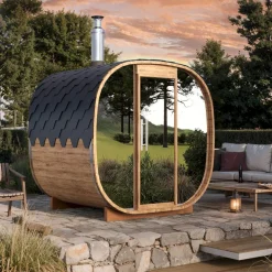 Tynnyrisauna Cube, 220x230cm, 4 hlöä*Baltresto Online