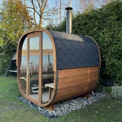 Tynnyrisauna Cube, 220x230cm, 4 hlöä*Baltresto Online