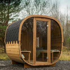 Tynnyrisauna Cube, 220x230cm, 4 hlöä*Baltresto Online