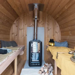 Hot Tynnyrisauna , 200x230cm, 4 hlöä Tynnyrisaunat