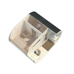 Discount Tynnyrisauna Anette 328x270cm Pihasaunat Ilman Rakennuslupaa|Tynnyrisaunat