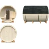 Tynnyrisauna Anita 1,6+0,7 m²*Palmako Clearance