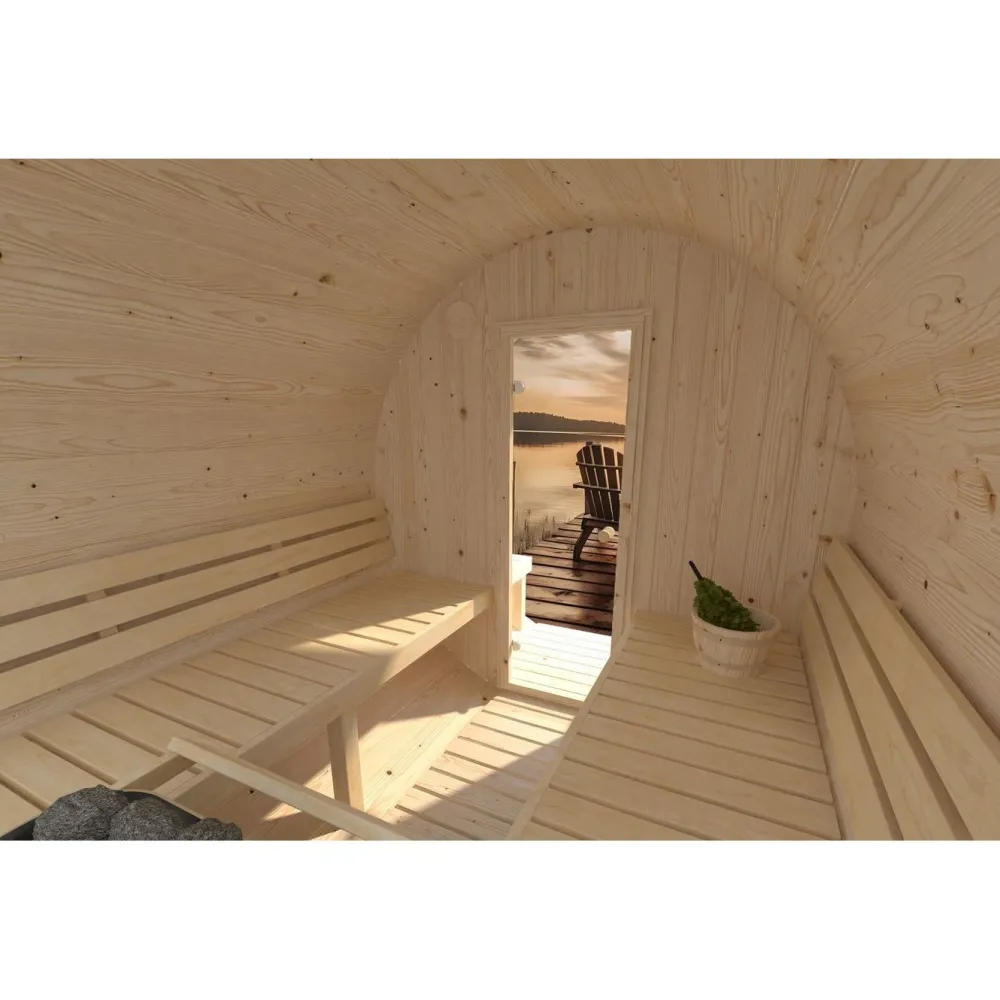 Tynnyrisauna Anita 1,6+0,7 m²*Palmako Clearance