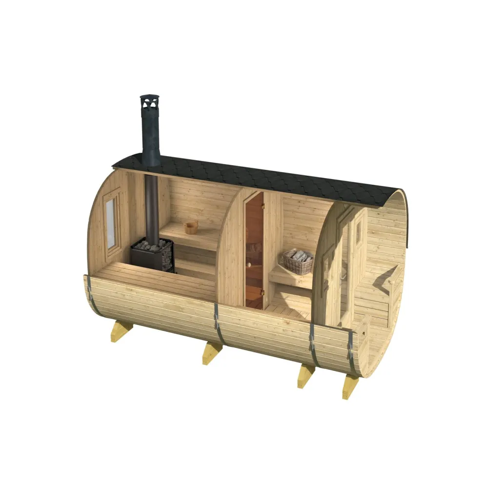 Tynnyrisauna Pori 9.6m²*Tene New
