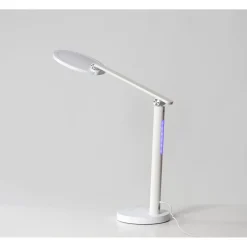 Clearance Työpöytävalaisin kirkasvalolla Oslo 60cm 16W USB valkoinen Kirkasvalolamput